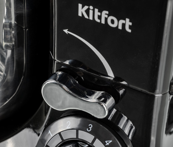 Миксер планетарный Kitfort КТ-1337-2 600Вт черный/серебристый Миксер планетарный Kitfort КТ-1337-2 600Вт черный/серебристый