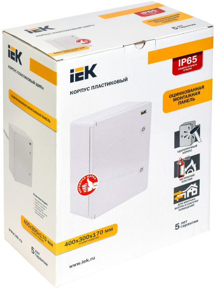 Щит распределительный IEK MKP93-N-403017-65 ЩМПп для установки силового оборудования навесной 300мм 170мм 400мм 230B 100A пластик IP65 серый антивандальный (упак.:1шт) Щит распределительный IEK MKP93-N-403017-65 ЩМПп для установки силового оборудования навесной 300мм 170мм 400мм 230B 100A пластик IP65 серый антивандальный (упак.:1шт)