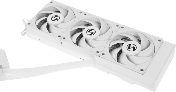 Система водяного охлаждения Lian-Li HydroShift LCD 360S Soc-AM5/AM4/1700/1851 белый 4-pin 29.8dB Al+Cu LCD 330W Ret (G89.GHSLCD36SW.R0)