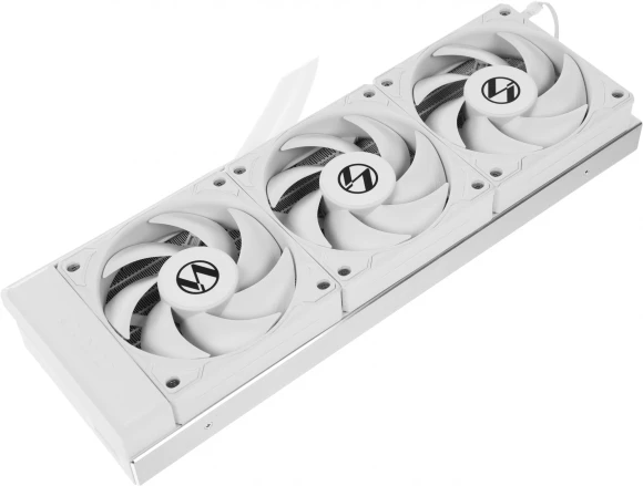 Система водяного охлаждения Lian-Li HydroShift LCD 360S Soc-AM5/AM4/1700/1851 белый 4-pin 29.8dB Al+Cu LCD 330W Ret (G89.GHSLCD36SW.R0)