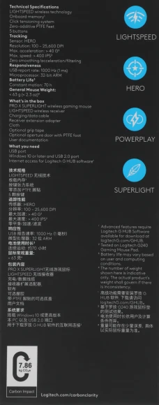 Мышь Logitech G Pro X Superlight розовый оптическая 25600dpi беспров. USB 4but (910-005960)