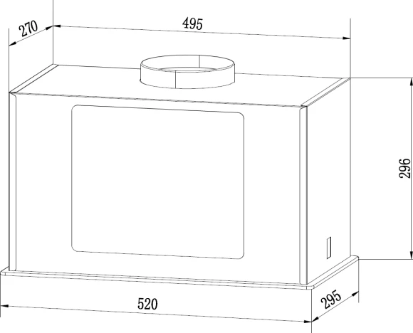 Вытяжка встраиваемая Weissgauff Aura 1350 черный управление: сенсорное (1 мотор) Вытяжка встраиваемая Weissgauff Aura 1350 черный управление: сенсорное (1 мотор)