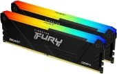 Память DDR4 2x16GB 3600MHz Kingston KF436C18BB2AK2/32 Fury Beast RGB RTL Gaming PC4-28800 CL18 DIMM 288-pin 1.35В dual rank с радиатором Ret Память DDR4 2x16GB 3600MHz Kingston KF436C18BB2AK2/32 Fury Beast RGB RTL Gaming PC4-28800 CL18 DIMM 288-pin 1.35В dual rank с радиатором Ret
