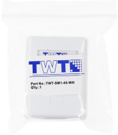 Розетка Lanmaster TWT-SM1-45-WHRJ45 1 кат.5E бел. (упак.:1шт)