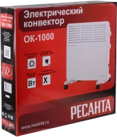 Конвектор Ресанта ОК-1000 1000Вт белый