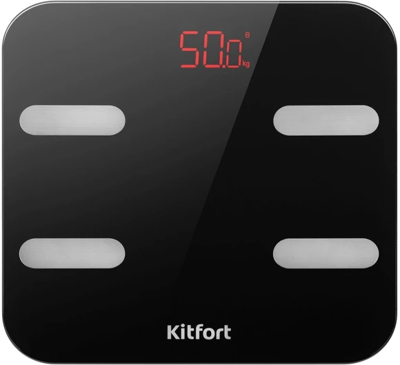 Весы напольные электронные Kitfort KT-806 макс.180кг черный