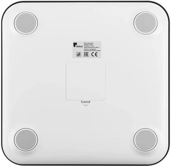 Весы напольные электронные Kitfort KT-806 макс.180кг черный