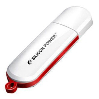 Флеш Диск Silicon Power 16Gb LuxMini 320 SP016GBUF2320V1W USB2.0 белый