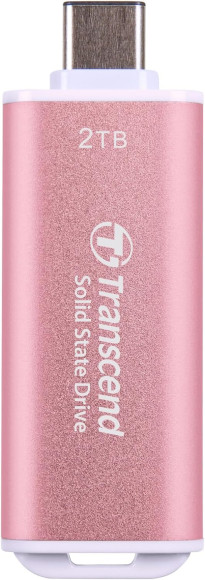 Накопитель SSD Transcend USB-C 2TB TS2TESD300P ESD300 розовый