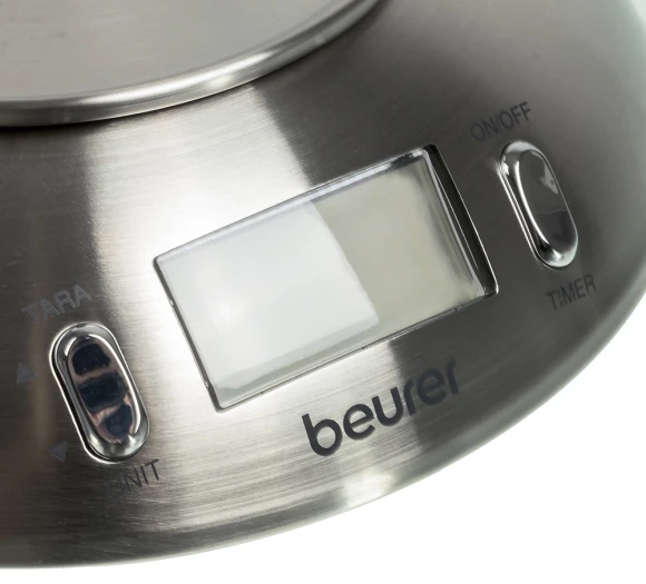 Весы кухонные электронные Beurer KS54 макс.вес:5кг серебристый