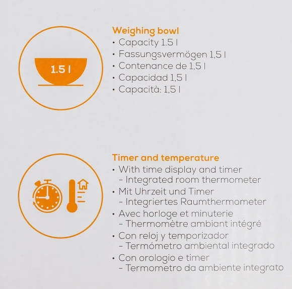 Весы кухонные электронные Beurer KS54 макс.вес:5кг серебристый