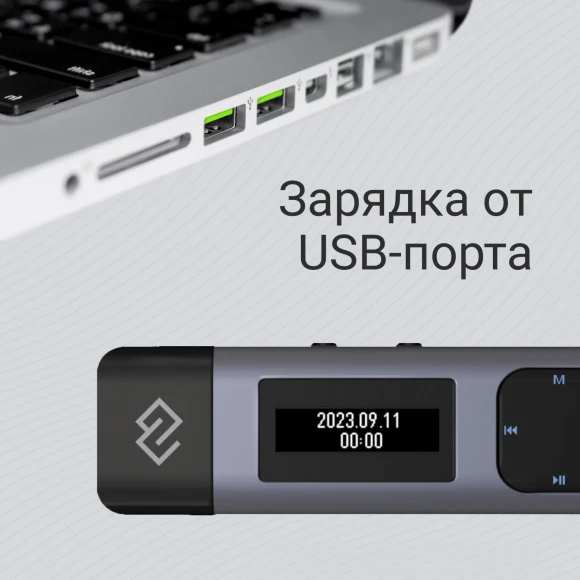 Диктофон Цифровой Digma DiVoice RV50 8Gb черный