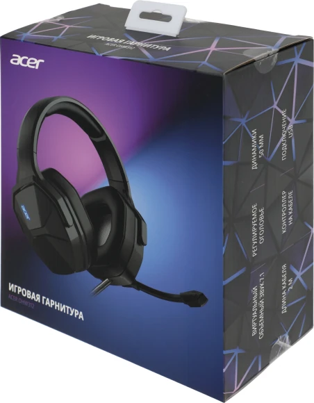 Наушники с микрофоном Acer OHW312 черный 2м мониторные USB оголовье (ZL.HDSEE.007) Наушники с микрофоном Acer OHW312 черный 2м мониторные USB оголовье (ZL.HDSEE.007)