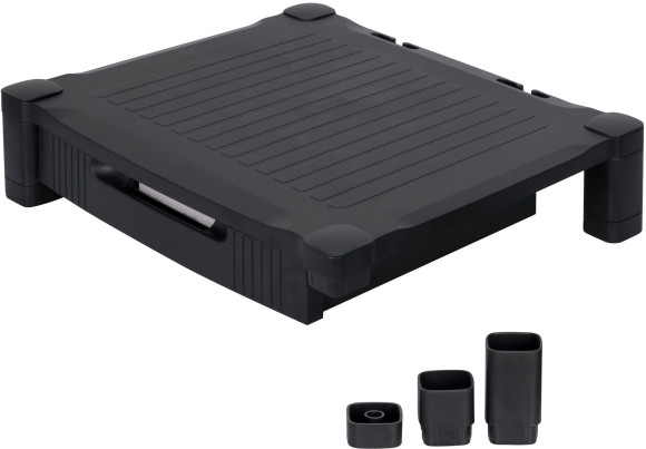 Подставка под монитор Бюрократ Shell черный