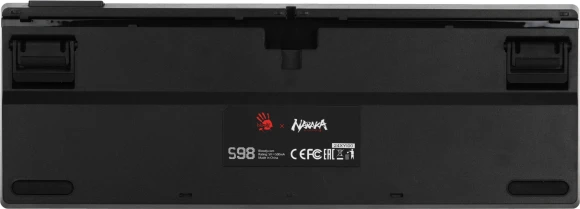 Клавиатура A4Tech S98 Naraka механическая черный/красный USB for gamer LED кабель 1.8м Клавиатура A4Tech S98 Naraka механическая черный/красный USB for gamer LED кабель 1.8м