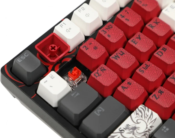 Клавиатура A4Tech S98 Naraka механическая черный/красный USB for gamer LED кабель 1.8м Клавиатура A4Tech S98 Naraka механическая черный/красный USB for gamer LED кабель 1.8м