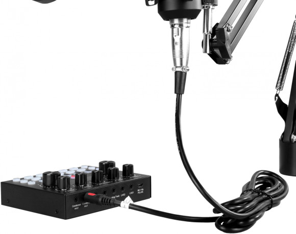 Микрофон проводной Оклик SM-600G 2.5м черный Микрофон проводной Оклик SM-600G 2.5м черный