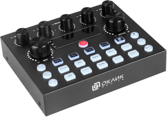 Микрофон проводной Оклик SM-600G 2.5м черный Микрофон проводной Оклик SM-600G 2.5м черный