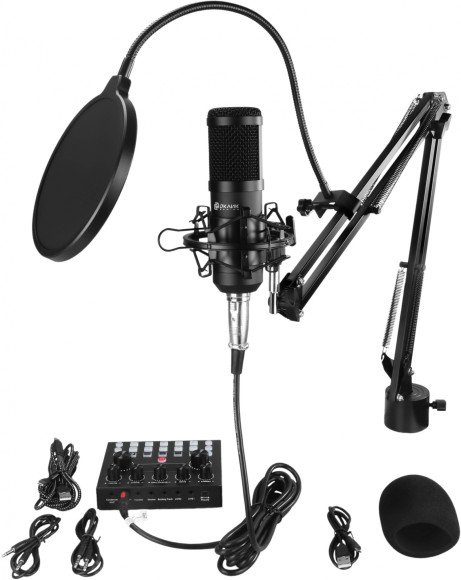 Микрофон проводной Оклик SM-600G 2.5м черный Микрофон проводной Оклик SM-600G 2.5м черный