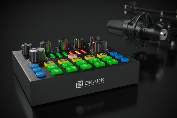 Микрофон проводной Оклик SM-600G 2.5м черный Микрофон проводной Оклик SM-600G 2.5м черный