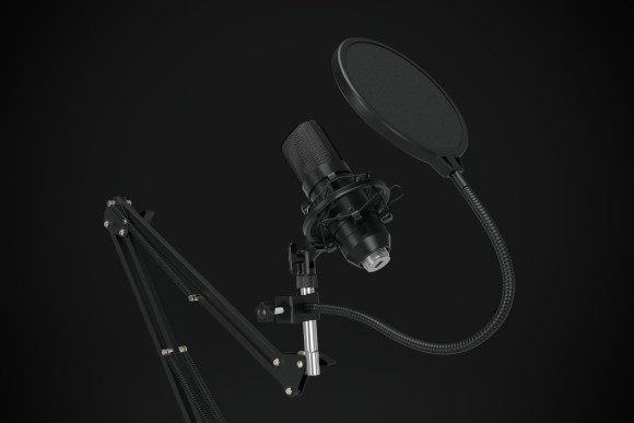 Микрофон проводной Оклик SM-600G 2.5м черный Микрофон проводной Оклик SM-600G 2.5м черный