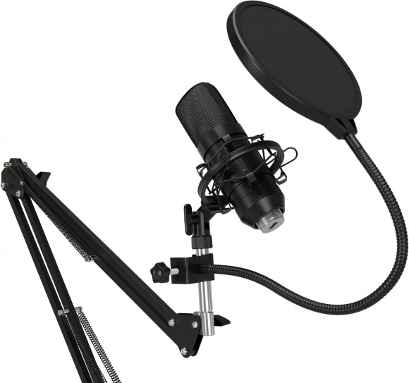 Микрофон проводной Оклик SM-600G 2.5м черный Микрофон проводной Оклик SM-600G 2.5м черный