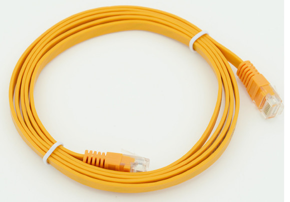 Патч-корд cat5E molded 1.5м желтый RJ-45 (m)-RJ-45 (m)