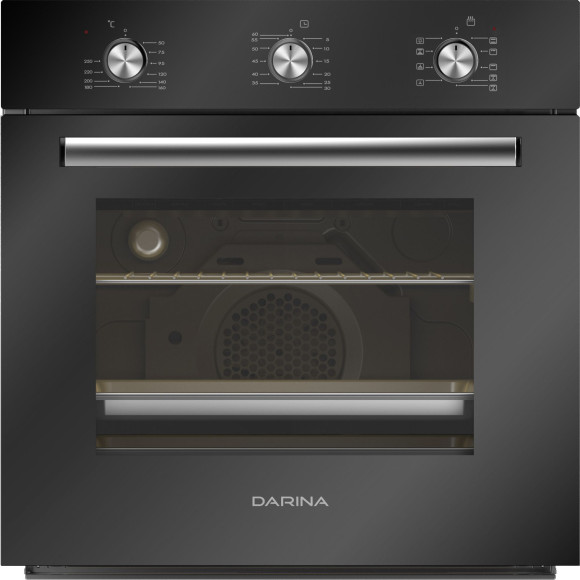 Духовой шкаф Электрический Darina 1V5 BDE 112 707 B черный/стекло черное Духовой шкаф Электрический Darina 1V5 BDE 112 707 B черный/стекло черное