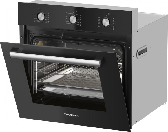 Духовой шкаф Электрический Darina 1V5 BDE 112 707 B черный/стекло черное Духовой шкаф Электрический Darina 1V5 BDE 112 707 B черный/стекло черное
