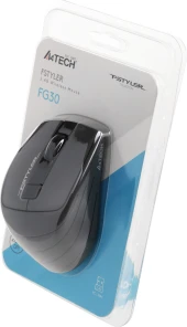 Мышь A4Tech Fstyler FG30 серый оптическая 2000dpi беспров. USB 6but (FG30 GREY) Мышь A4Tech Fstyler FG30 серый оптическая 2000dpi беспров. USB 6but (FG30 GREY)
