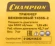 Триммер бензиновый Champion T433S-2 1250Вт 1.7л.с. неразбор.штан. реж.эл.:леска/нож