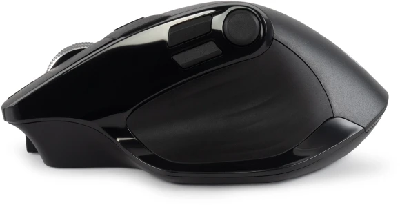 Мышь Оклик 502MW черный оптическая 2400dpi silent беспров. BT/Radio USB для ноутбука 9but (1978678)