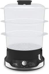 Пароварка Tefal VC204810 3ярус. 800Вт черный