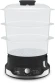 Пароварка Tefal VC204810 3ярус. 800Вт черный