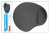 Коврик для мыши Buro BU-GEL Мини серый 225x190x2мм (BU-GEL/GREY)