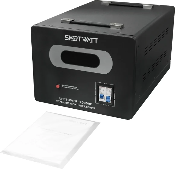 Стабилизатор напряжения Smartwatt AVR Tower 12000RF 12000ВА черный Стабилизатор напряжения Smartwatt AVR Tower 12000RF 12000ВА черный