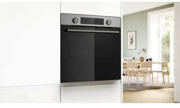 Духовой шкаф Электрический Bosch Serie 4 HJA737BA0 черный