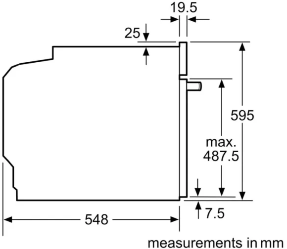 Духовой шкаф Электрический Bosch Serie 4 HJA737BA0 черный