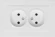 Розетка силов. IEK Brite РС12-2-БрБ BR-R20-10-K01-F 2розет. двойн. скрыт. IP20 белый (упак.:1шт)