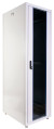 Шкаф серверный ЦМО (ШТК-Э-42.8.10-44АА) напольный 42U 800x1000мм пер.дв.перфор. задн.дв.перфор. 2 бок.пан. направл.под закл.гайки 710кг серый 915мм 114кг 180град. 1987мм IP20 сталь