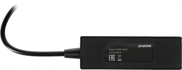 Сетевой адаптер Fast Ethernet Digma D-USBC-LAN100 USB Type-C Сетевой адаптер Fast Ethernet Digma D-USBC-LAN100 USB Type-C