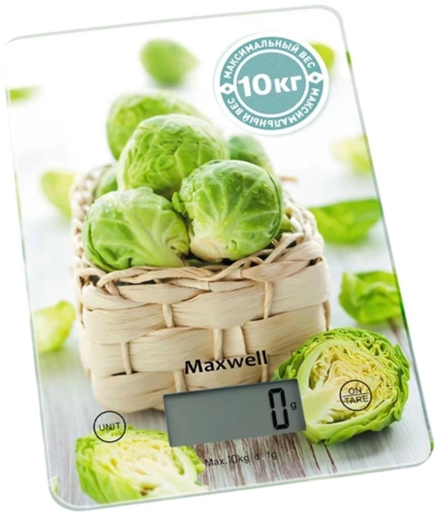 Весы кухонные электронные Maxwell Nature MW-1452 макс.вес:5кг рисунок Весы кухонные электронные Maxwell Nature MW-1452 макс.вес:5кг рисунок