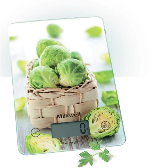 Весы кухонные электронные Maxwell Nature MW-1452 макс.вес:5кг рисунок Весы кухонные электронные Maxwell Nature MW-1452 макс.вес:5кг рисунок