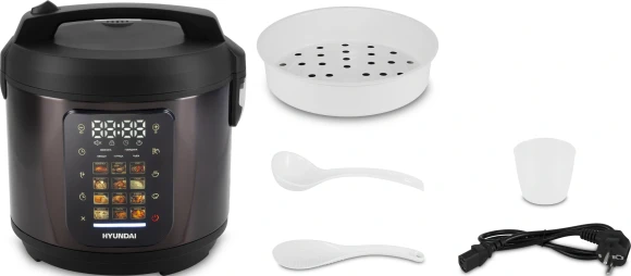 Мультиварка Hyundai HYMC-2404 5л 900Вт темно-коричневый/черный