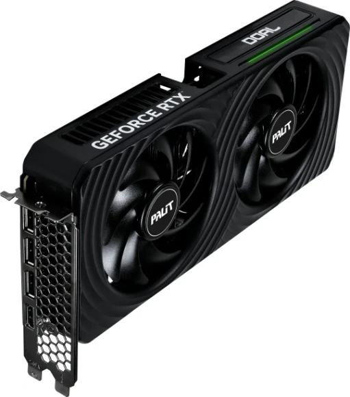 Видеокарта Palit PCI-E 5.0 PA-RTX5060Ti DUAL OC NVIDIA GeForce RTX 5060TI 8Gb 128bit GDDR7 2407/28000 HDMIx1 DPx3 HDCP Ret Видеокарта Palit PCI-E 5.0 PA-RTX5060Ti DUAL OC NVIDIA GeForce RTX 5060TI 8Gb 128bit GDDR7 2407/28000 HDMIx1 DPx3 HDCP Ret