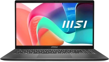 Ноутбук MSI Modern 15 F1MG-1200RU Core 5 120U 16Gb SSD512Gb Intel Graphics 15.6" IPS FHD (1920x1080) Windows 11 Pro grey WiFi BT Cam (9S7-15S111-1200)