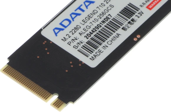Накопитель SSD A-Data PCIe 3.0 x4 256GB ALEG-710-256GCS Legend 710 M.2 2280 Накопитель SSD A-Data PCIe 3.0 x4 256GB ALEG-710-256GCS Legend 710 M.2 2280