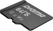 Флеш карта microSDXC 64GB Digma CARD10 V10 + adapter Флеш карта microSDXC 64GB Digma CARD10 V10 + adapter
