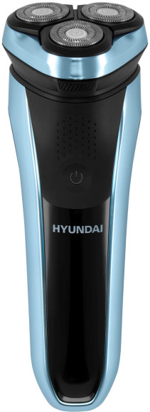 Бритва роторная Hyundai H-SH8088 реж.эл.:3 питан.:аккум. голубой/черный Бритва роторная Hyundai H-SH8088 реж.эл.:3 питан.:аккум. голубой/черный