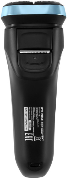 Бритва роторная Hyundai H-SH8088 реж.эл.:3 питан.:аккум. голубой/черный Бритва роторная Hyundai H-SH8088 реж.эл.:3 питан.:аккум. голубой/черный